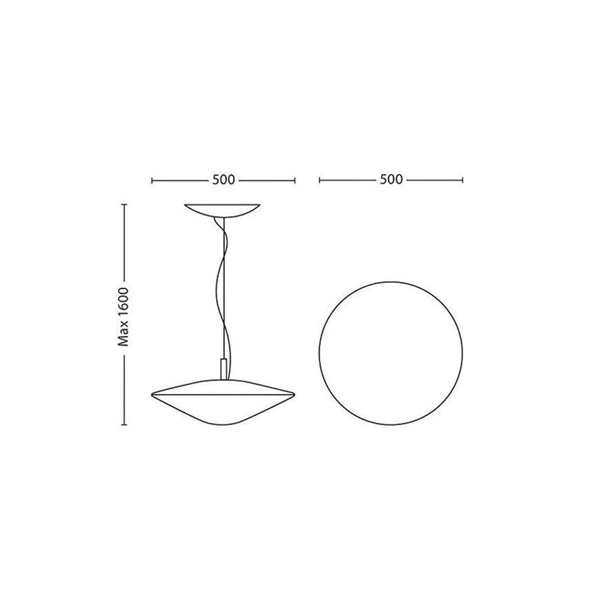 Philips - Pendellampe dæmpbar Hue PHOENIX 2xLED/9W/230V