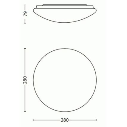 Philips - LED loftlampe LED/9,6W/230V