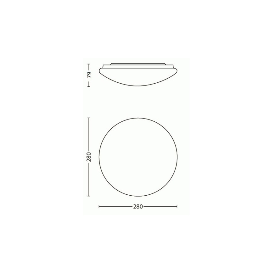Philips - LED loftlampe LED/9,6W/230V