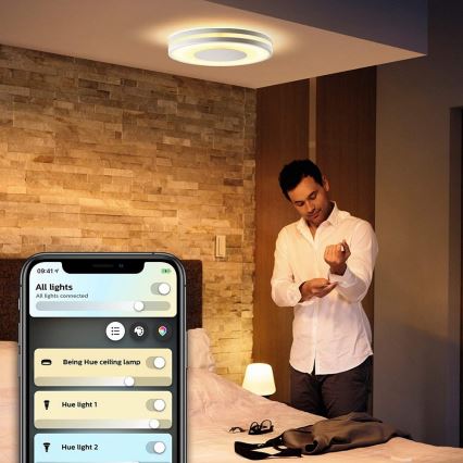 Philips - LED lampe dæmpbar Hue BEING LED/27W/230V + fjernbetjening