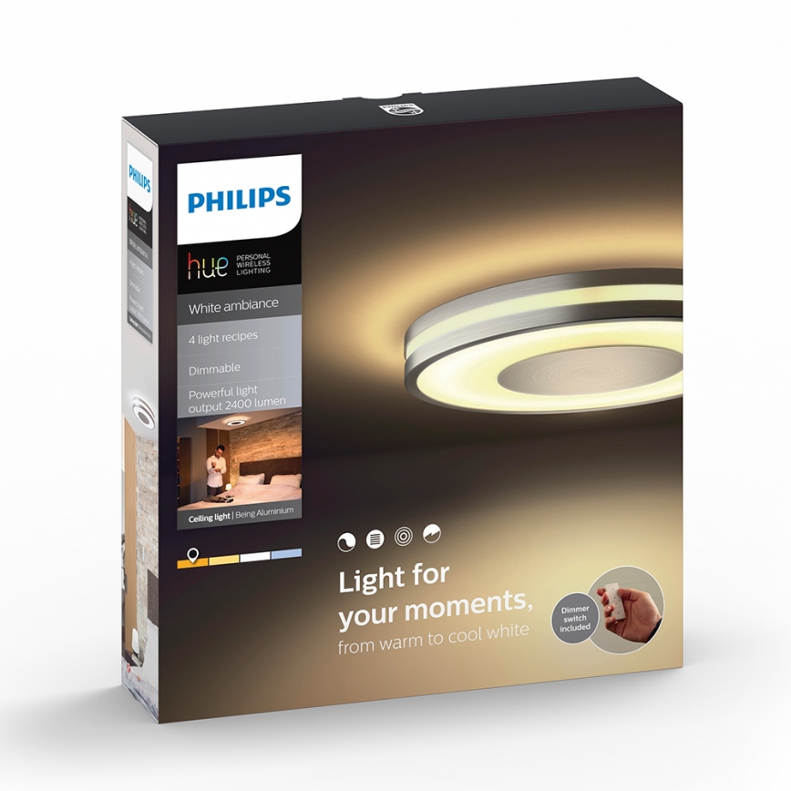Philips - LED lysdæmper loftslampe Hue BEING LED/32W/230V