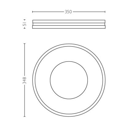 Philips - LED lysdæmper loftslampe Hue BEING LED/32W/230V