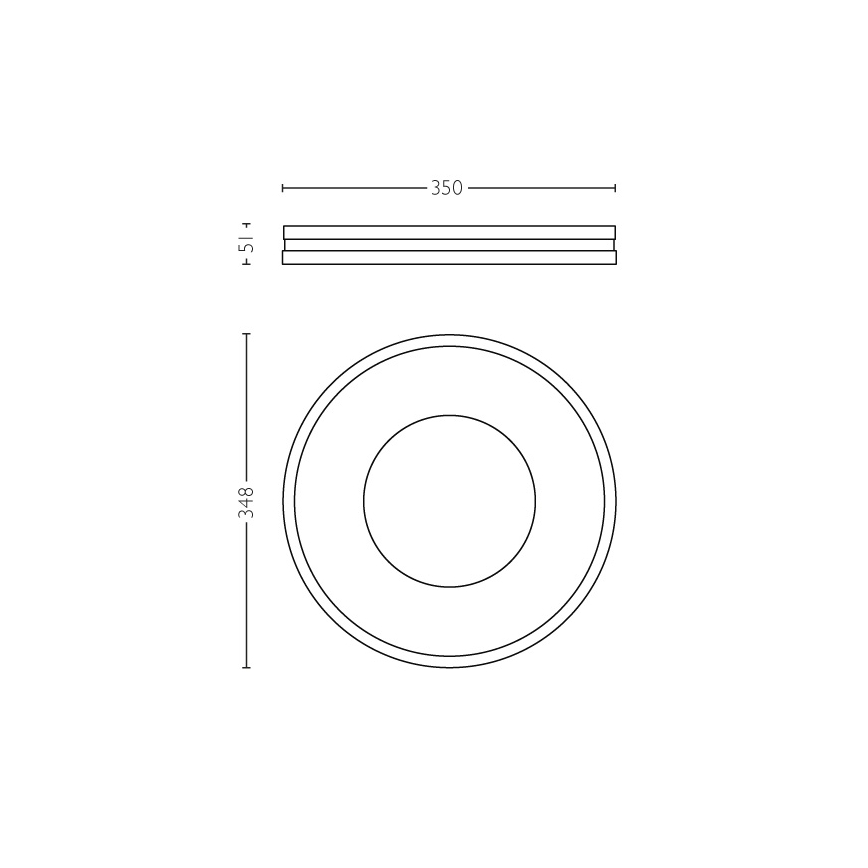Philips - LED lysdæmper loftslampe Hue BEING LED/32W/230V
