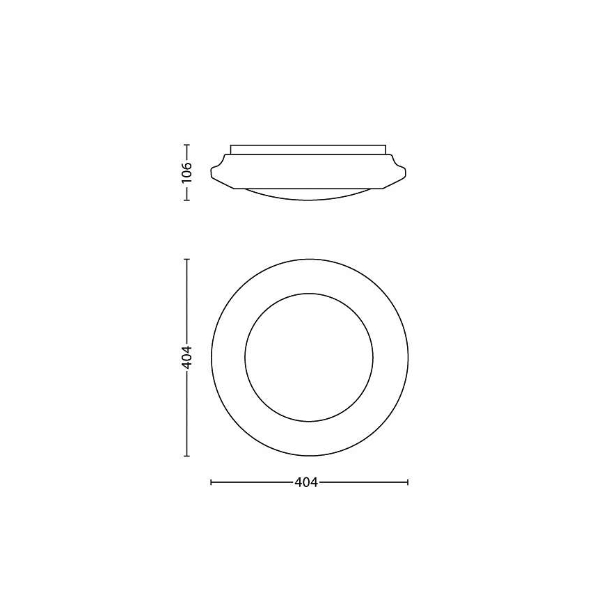 Philips - LED loftlampe LED/22W/230V 2700K