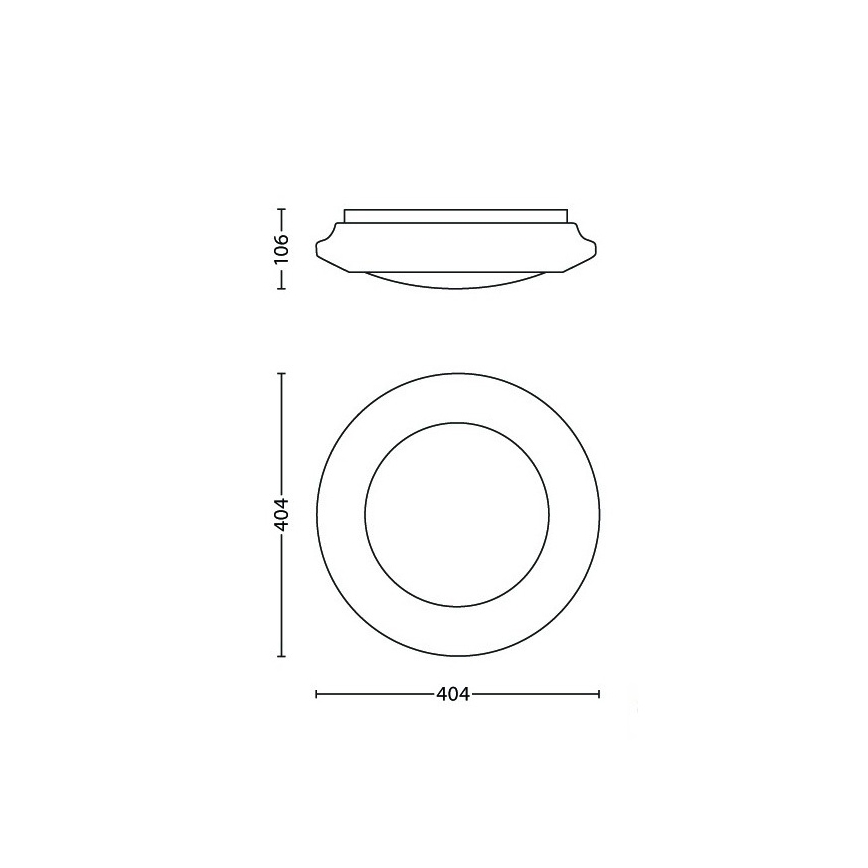 Philips - LED loftlampe LED/22W/230V 4000K