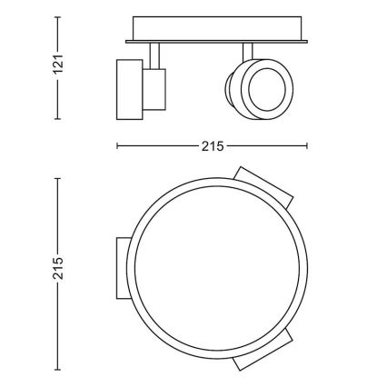 Philips 34174/11/P0 - LED badeværelseslampe MYBATHROOM RESORT 3xLED/4,5W IP44