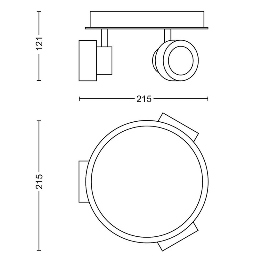 Philips 34174/11/P0 - LED badeværelseslampe MYBATHROOM RESORT 3xLED/4,5W IP44
