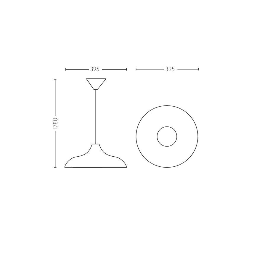 Philips - Lysekrone 1xE27/40W/230V