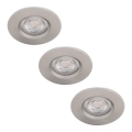 Philips - 3x LED badeværelseslampe dæmpbar LED/5W/230V 2700K IP65