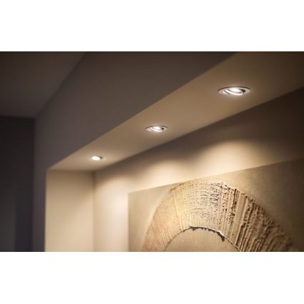 Philips - 3x LED indbygningsspot dæmpbar Hue MILLISKIN 1xGU10/5,7W/230V 2200-6500K