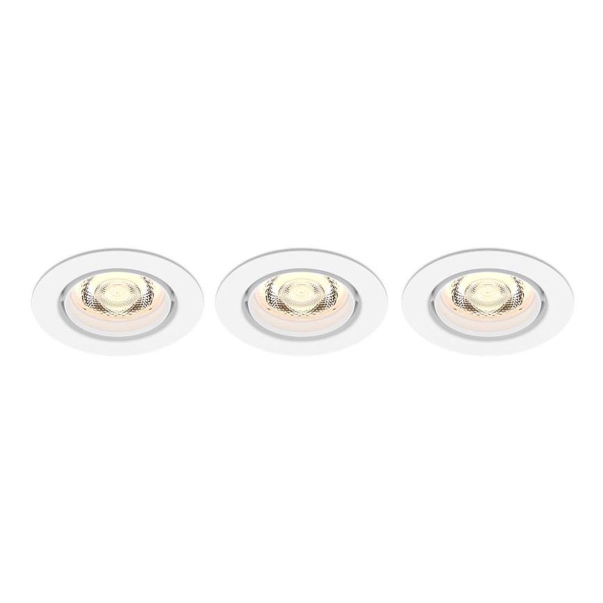 Philips - 3x LED indbygningsspot dæmpbar IMPALA Warm Glow LED/6W/230V