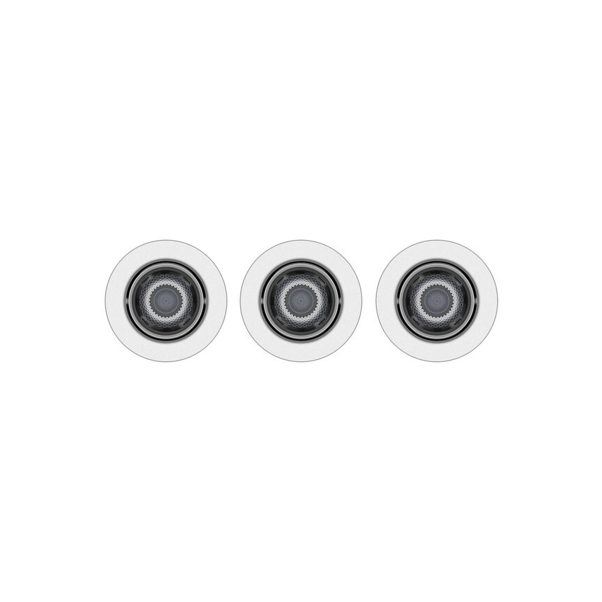Philips - 3x LED indbygningsspot dæmpbar IMPALA Warm Glow LED/6W/230V
