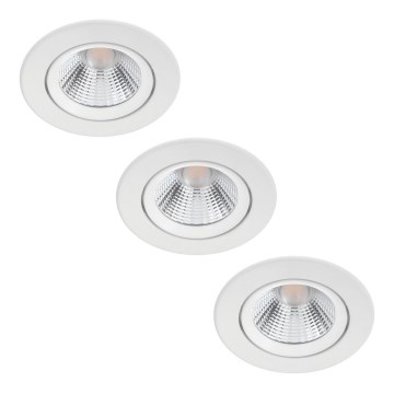 Philips - 3x LED indbygningsspot dæmpbar LED/5,5W/230V 2700K