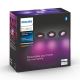 Philips - 3x LED indbygningsspot dæmpbar RGB-farver Hue CENTURA 1xGU10/5,7W/230V 2000-6500K