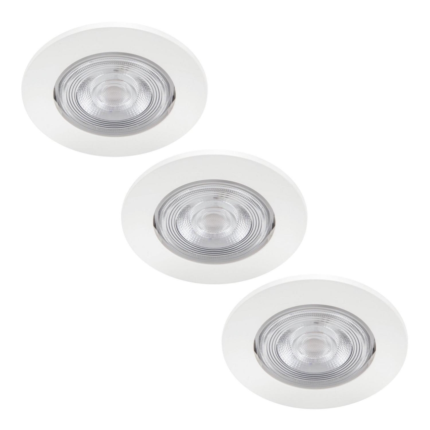 Philips - 3x LED indbygningsspot LED/4,5W/230V 2700K