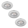 Philips - 3x LED indbygningsspot til badeværelse DIVE LED/5W/230V IP65