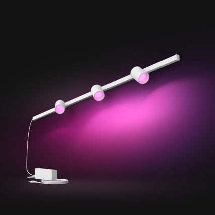 Philips - SET 3x LED RGB lampe til skinnesystem dæmpbar Hue PERIFO LED RGB/15,6W/230V 2000-6500K