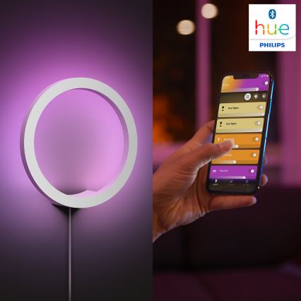 Philips - LED RGBW Dæmpbar væglampe Hue SANA White and Color Ambiance LED/20W/230V