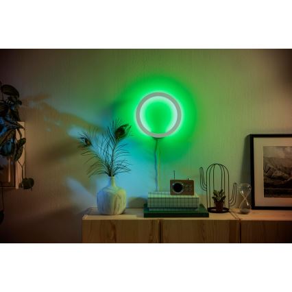 Philips - LED RGBW Dæmpbar væglampe Hue SANA White and Color Ambiance LED/20W/230V