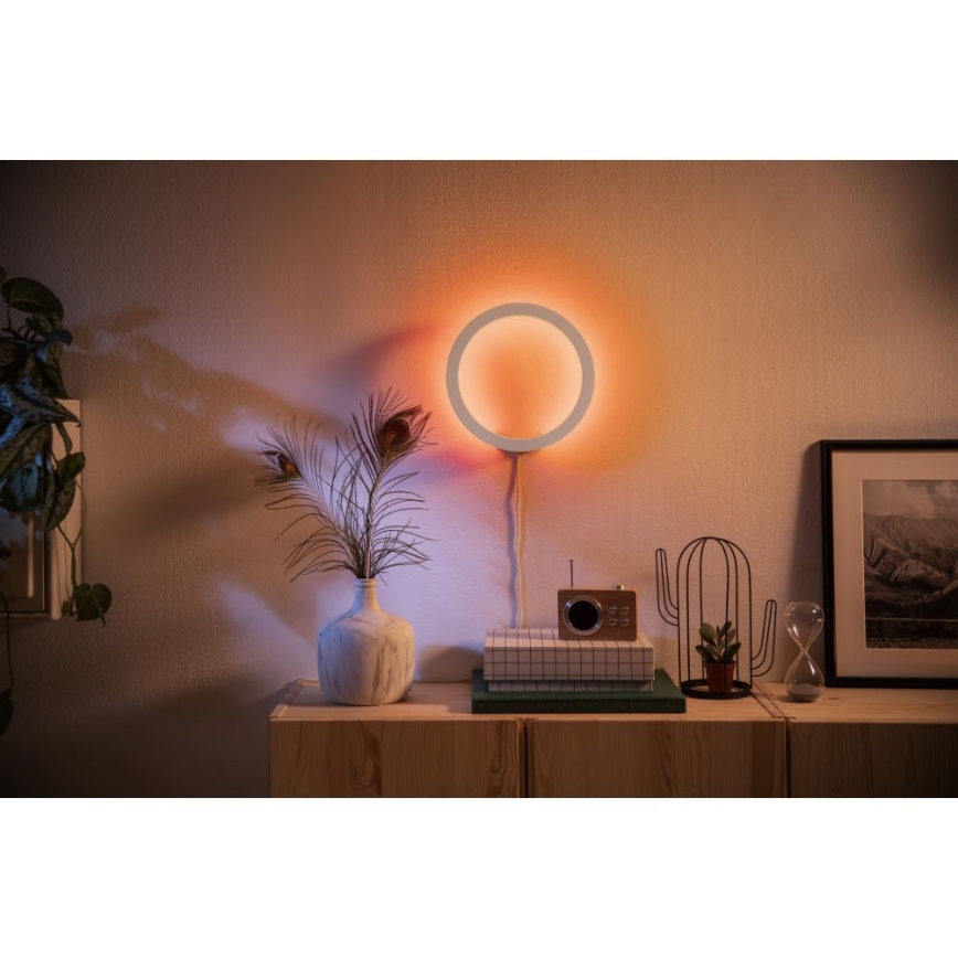 Philips - LED RGBW Dæmpbar væglampe Hue SANA White and Color Ambiance LED/20W/230V