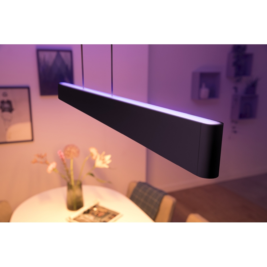 Philips – LED pendel Hue ENSIS White And Colour Ambiance 2×LED/39W/230V