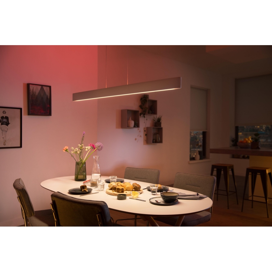 Philips – LED pendel Hue ENSIS White And Colour Ambiance 2×LED/39W/230V