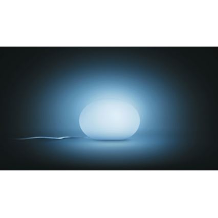 Philips - LED bordlampe dæmpbar RGB-farver Hue FLOURISH White And Color Ambiance 1xE27/9,5W/230V