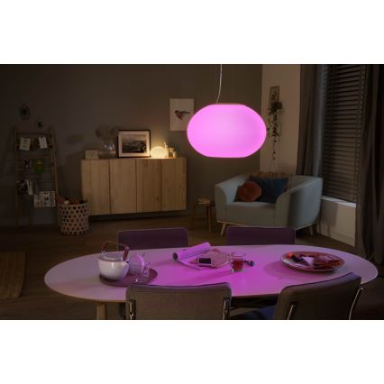 Philips 40906/31/P9 - LED pendel RGBW-farver dæmpbar Hue FLOURISH LED/39W/230V