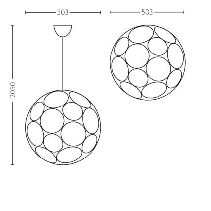 Philips - Loftlampe E27/60W/230V