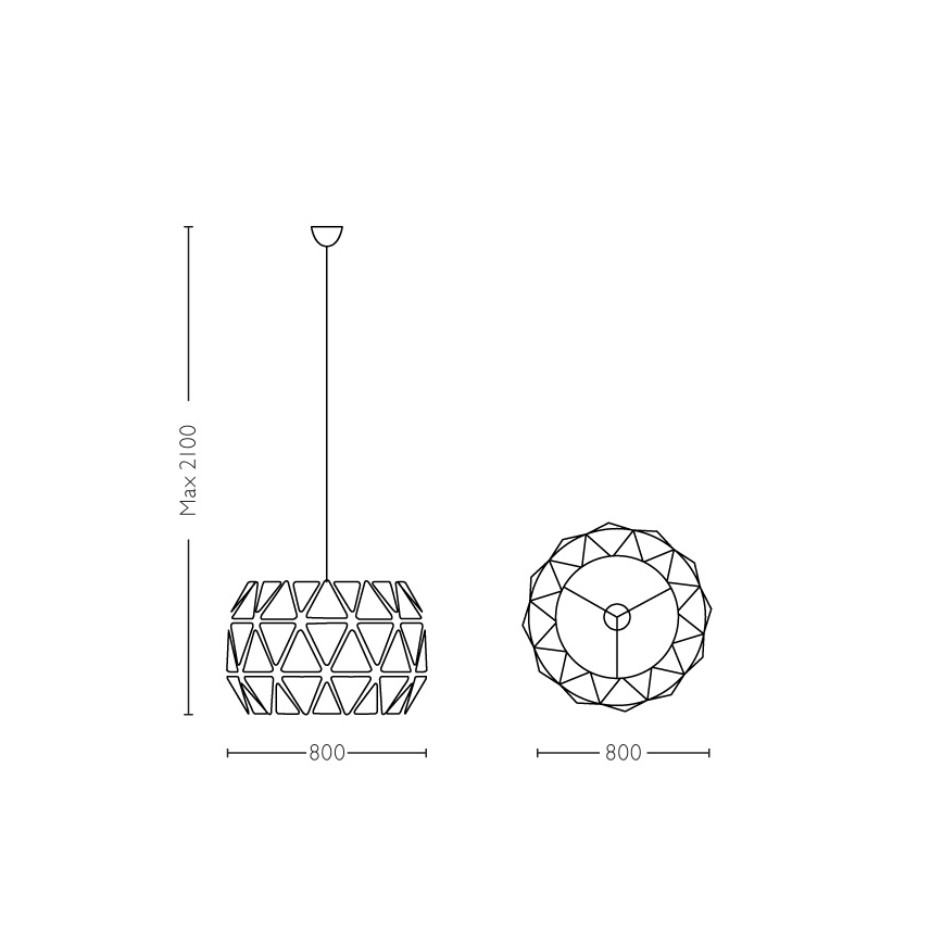 Philips - Pendel E27/60W/230V