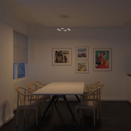 Philips 40972/48/16 - LED lysekrone MYLIVING VAGA 6xLED/2,5W/230V