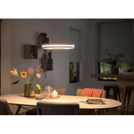 Philips 40984/31/P7 - LED pendel Hue BEING LED/39W/230V + fjernbetjening | Lampemania