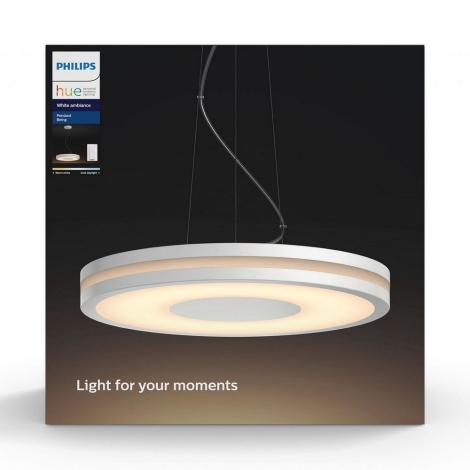 Nu Kong Lear mundstykke Philips 40984/31/P7 - LED pendel dæmpbar Hue BEING LED/39W/230V +  fjernbetjening | Lampemania