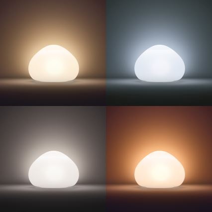Philips - LED lysdæmper bordlampe Hue WELLNER 1xE27/9,5W/230V