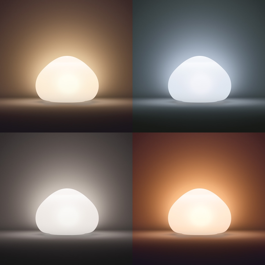 Philips - LED lysdæmper bordlampe Hue WELLNER 1xE27/9,5W/230V