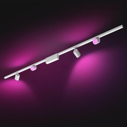 Philips  - 4x LED RGB spotlampe til skinnesystem dæmpbar Hue PERIFO LED RGB/20,8W/230V 2000-6500K