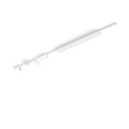 Philips - 4x LED RGB lampe til skinnesystem dæmpbar Hue PERIFO LED RGB/44,6W/230V 2000-6500K