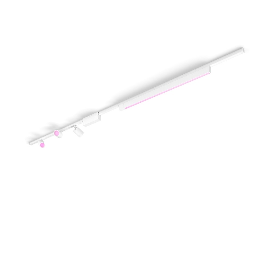Philips - 4x LED RGB lampe til skinnesystem dæmpbar Hue PERIFO LED RGB/44,6W/230V 2000-6500K
