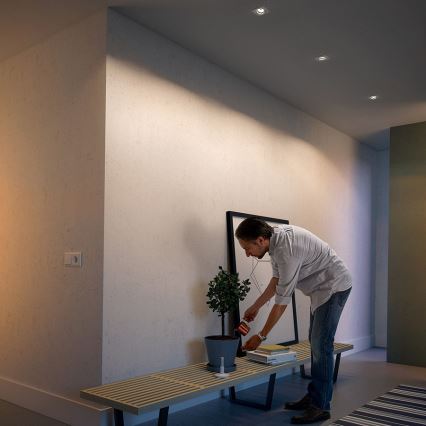 Philips - SÆT med 3 indbygningsspots 1xGU10/5,5W/230V