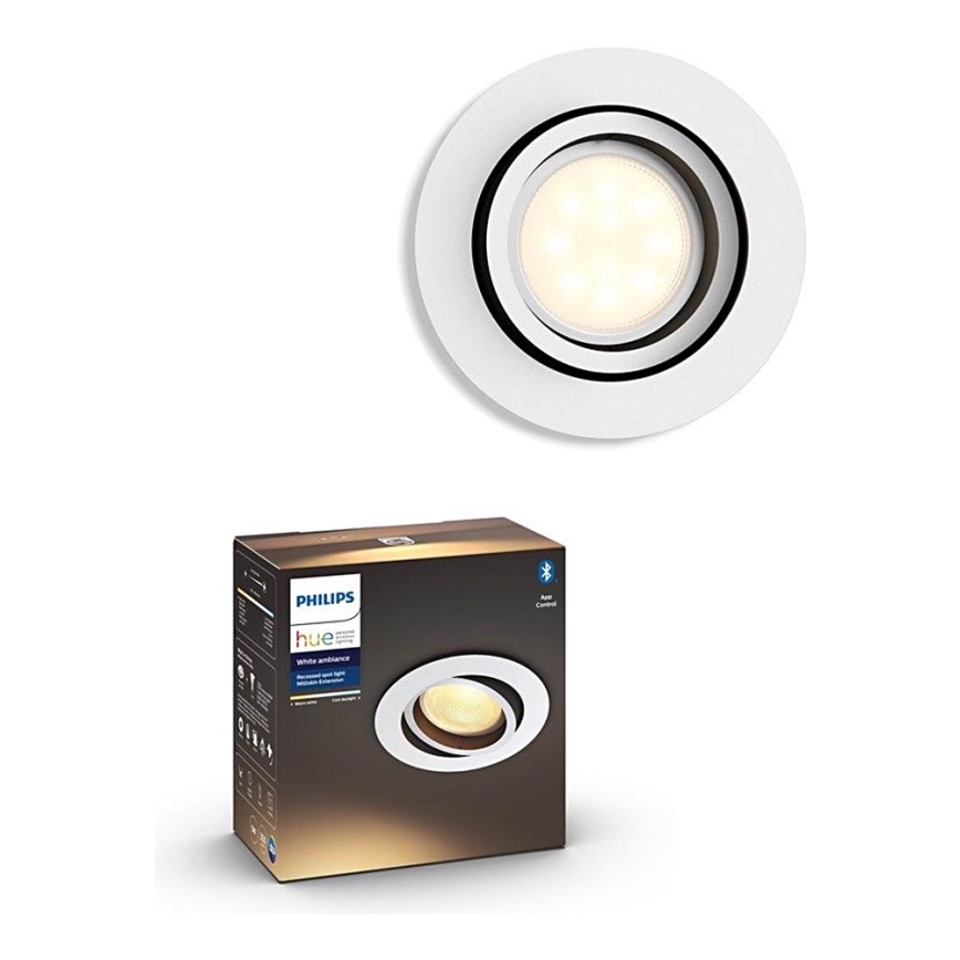 Philips 50411/31/P9 - LED indbygningsspot dæmpbar MILLISKIN 1xGU10/5W/230V