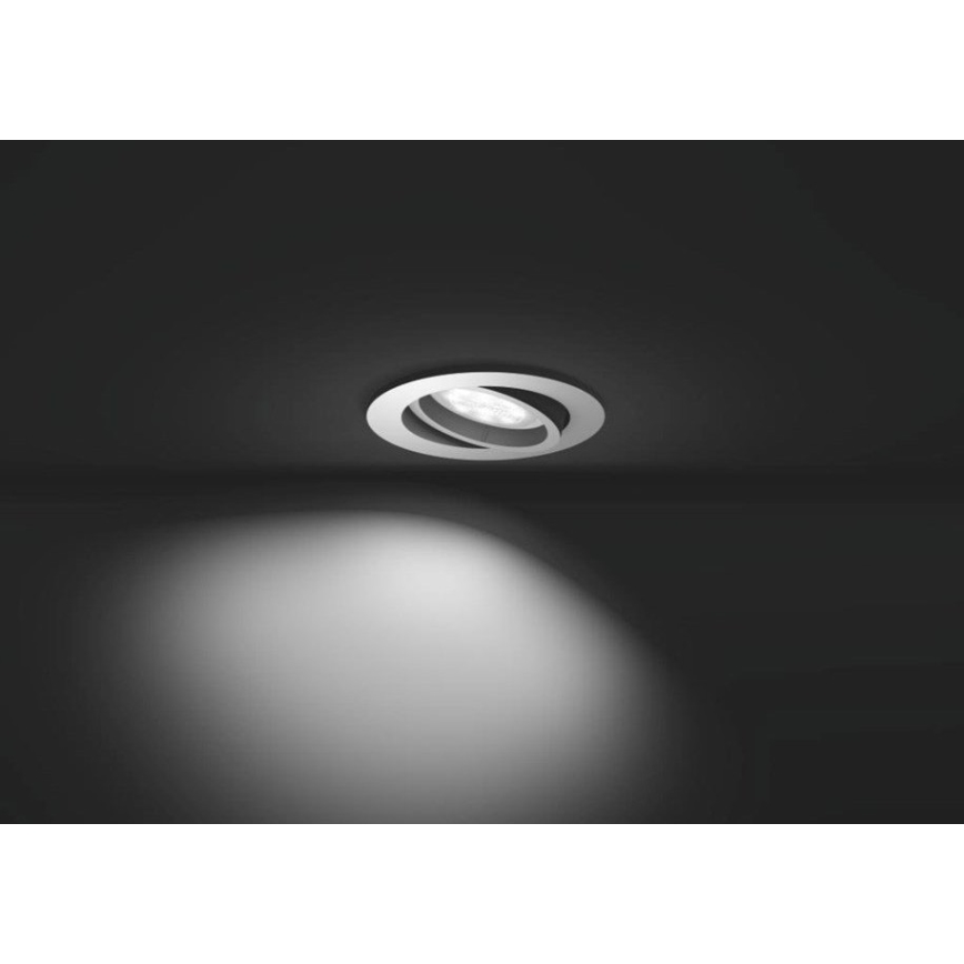 Philips 50411/31/P9 - LED indbygningsspot dæmpbar MILLISKIN 1xGU10/5W/230V