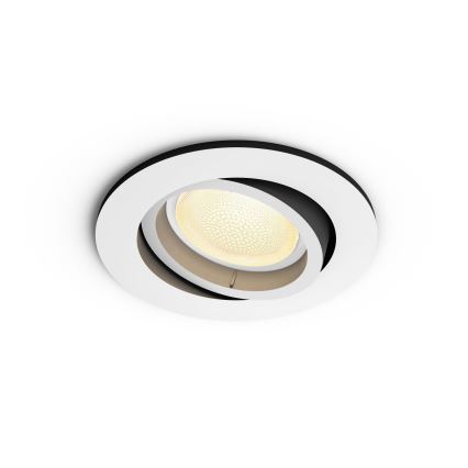 Philips - LED RGB Indbygningslampe HUE CENTURA 1xGU10/5,7W/230V