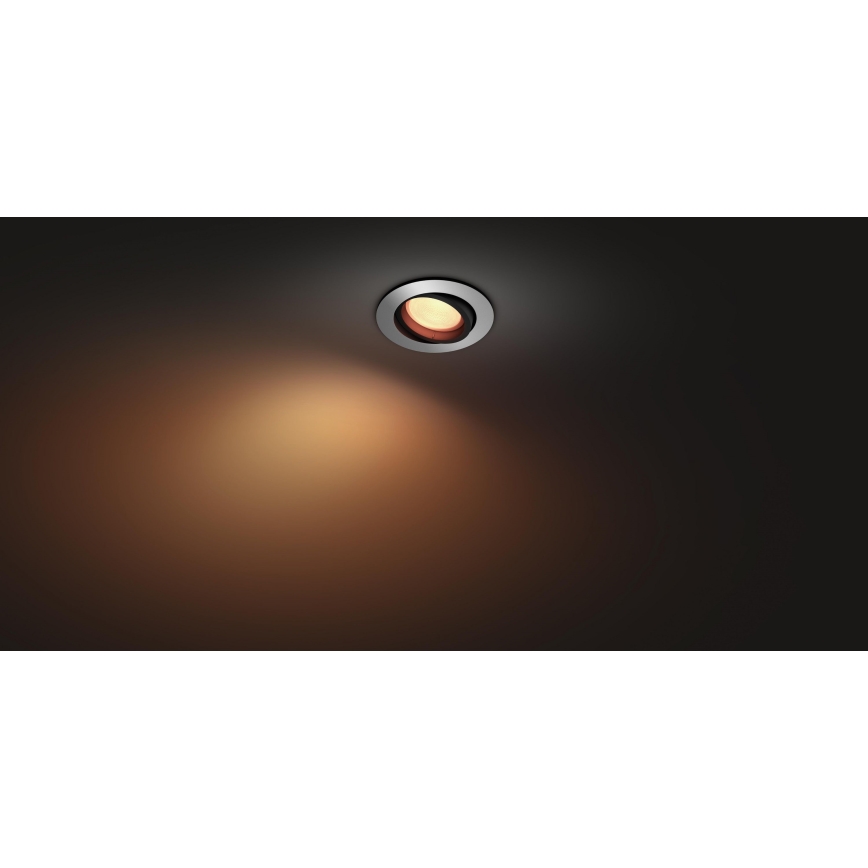 Philips - LED RGB Indbygningslampe Hue CENTURA 1xGU10/5,7W/230V