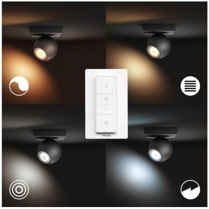 Philips - LED spotlampe dæmpbar Hue BUCKRAM 1xGU10/5W/230V