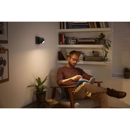 Philips - LED Dæmpbar spotlampe Hue BUCKRAM 1xGU10/5,5W + fjernbetjening