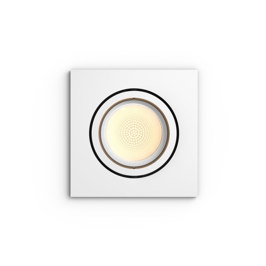 Philips - LED RGB Indbygningslampe dæmpbar Hue CENTURA 1xGU10/5,7W/230V