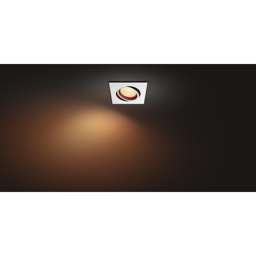 Philips - LED RGB Indbygningslampe dæmpbar Hue CENTURA 1xGU10/5,7W/230V