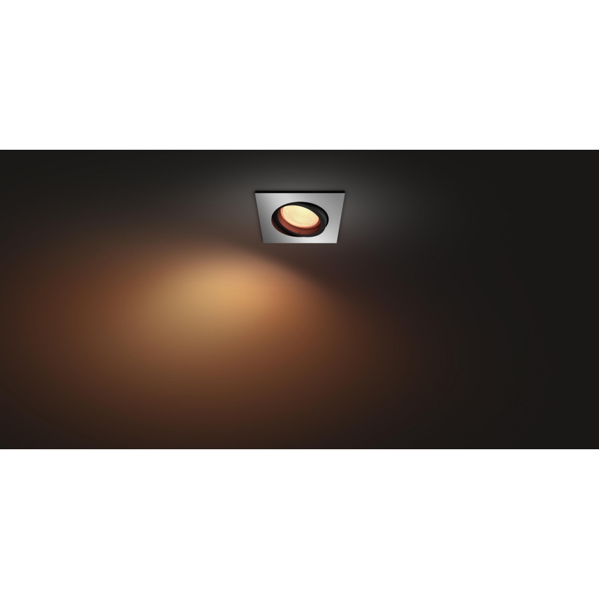 Philips - LED RGB Indbygningslampe Hue CENTURA 1xGU10/5.7W/230V