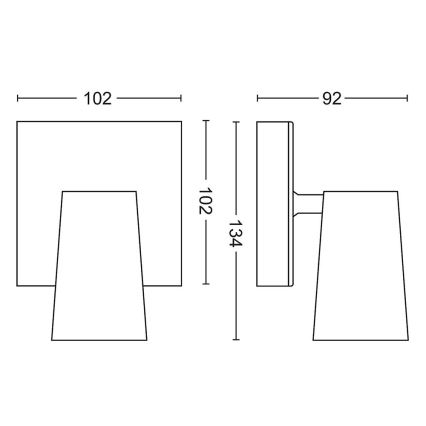 Philips - Spotlys 1xGU10/5,5W/230V