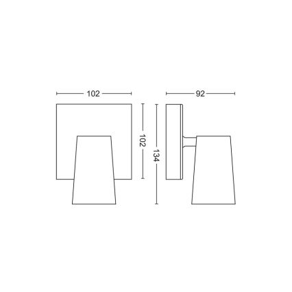 Philips - Spotlampe 1xGU10/5,5W/230V